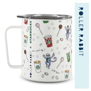 Starbucks Roller Rabbit White Limited Edition Viral Travel Mug